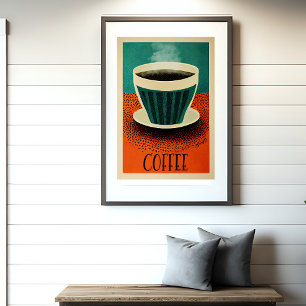 Retro Coffee-Poster Poster