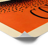 Retro Coffee-Poster Poster (Hoek)