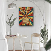 Retro Coffee Quote Poster - Sip Savour Herhaal