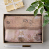 Retro Coffee Shabby Chic Decoupage Tissuepapier (Geschenk)