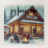 Retro Coffee Shop Vibes Legpuzzel (Verticaal)