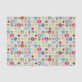 Retro Coffee Tissuepapier (Voorkant)