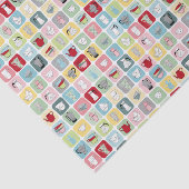 Retro Coffee Tissuepapier (Detail)