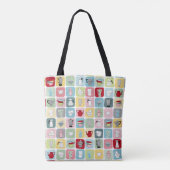 Retro Coffee Tote Bag (Achterkant)