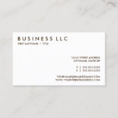 retro COFFEE Visitekaartje (Achterkant)