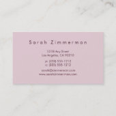 Retro Cogs Wine Visitekaartje (Achterkant)