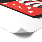 retro cola kan ontwerp poster (Hoek)