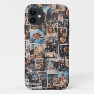 Retro Collage Art Mobile Hoesje