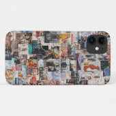 Retro Collage Art Mobile Hoesje (Achterkant (horizontaal))