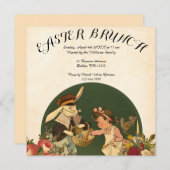  Retro Collage Paasbrunch Kaart (Voorkant / Achterkant)