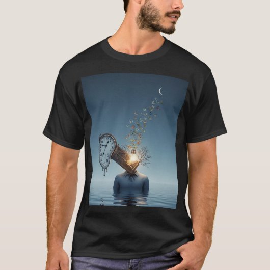 Retro Collage Surreal Aesthetic Art T-Shirt | Vint (Voorkant)