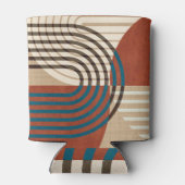Retro Collage Wall Art: Foliage Abstract Blikjeskoeler (Achterkant)