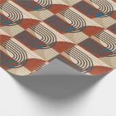 Retro Collage Wall Art: Foliage Abstract Cadeaupapier (Hoek)