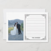 Retro Collage Weddenschap Foto Dank je kaarten (Achterkant)