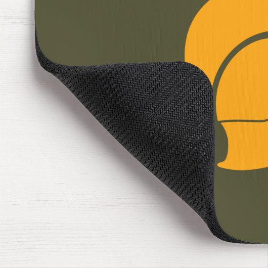 Retro College Blue Oranje martians Sport Muismat (Hoek)