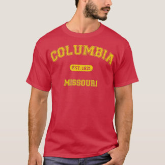 Retro CollegeStyle Columbia Missouri 1821 1 T-shirt