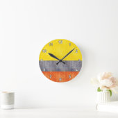 Retro Colombia vlag Ronde Klok (Huis)