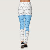 Retro Color Fifties Pattern #10 Leggings (Achterkant)