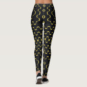 Retro Color Fifties Pattern #12 Leggings (Achterkant)