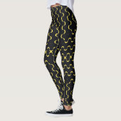 Retro Color Fifties Pattern #12 Leggings (Links)