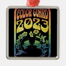 Retro Color Guard Ornament