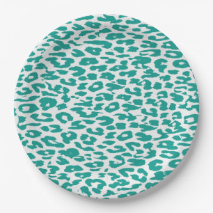 Retro Color Leopard Print Skin #57 Papieren Bordje