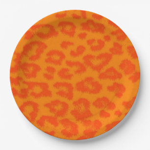 Retro Color Leopard Print Skin #71 Papieren Bordje