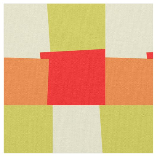 Retro Color Modern Geometric Pattern #3 Stof (Close Up)