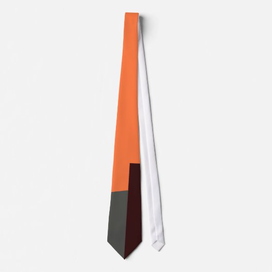 Retro Color Modern Geometric Pattern #5 Stropdas (Voorkant)