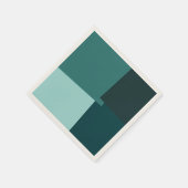 Retro Color Modern Geometric Pattern #7 Servetten (Hoek)