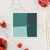 Retro Color Modern Geometric Pattern #7 Servetten (Insitu)