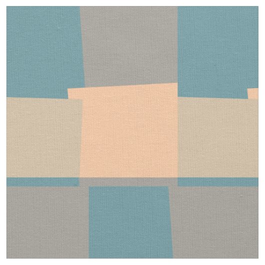 Retro Color Modern Geometric Pattern Stof (Close Up)