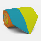 Retro Color Modern Geometric Pattern Stropdas (Opgerold)