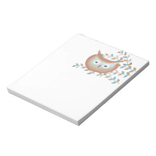 Retro Color Owl Note Pad Notitieblok