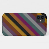 Retro Color Stripe Patroon 2 Case-Mate iPhone Case (Achterkant (horizontaal))