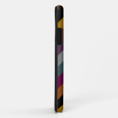 Retro Color Stripe Patroon 2 Case-Mate iPhone Case (Achterkant/rechts)
