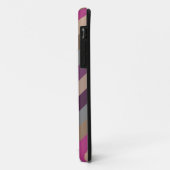 Retro Color Stripe Patroon 3 Case-Mate iPhone Case (Achterkant/links)