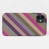 Retro Color Stripe Patroon 3 Case-Mate iPhone Case (Achterkant (horizontaal))