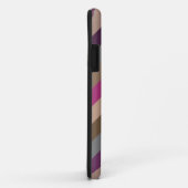 Retro Color Stripe Patroon 3 Case-Mate iPhone Case (Achterkant/rechts)