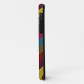Retro Color Stripe Patroon 5 Case-Mate iPhone Case (Achterkant/links)