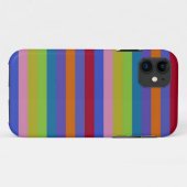 Retro Color Stripe Patroon 9 Case-Mate iPhone Case (Achterkant (horizontaal))