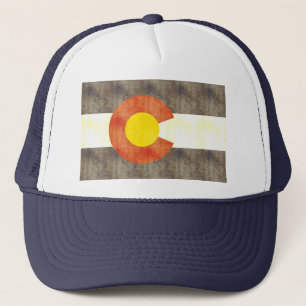 Retro Colorado Flag Trucker Pet
