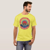 Retro Colorado Rafting. T-shirt (Voorkant volledig)