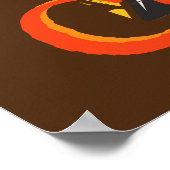 Retro Colorado Rocky Mountain Sunset Poster (Hoek)