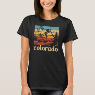 Retro  Colorado State Rocky Mountains Man W T-shirt