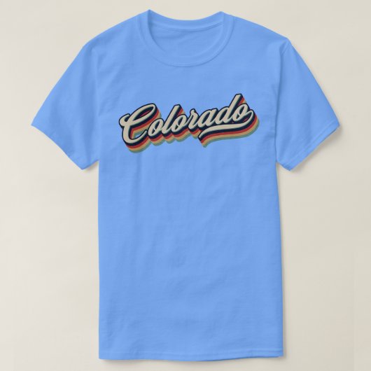 Retro Colorado T-shirt (Design voorkant)