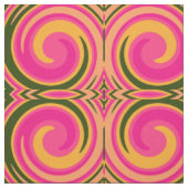 Retro Colored Twist Abstract Art #14 Stof (Swatch)