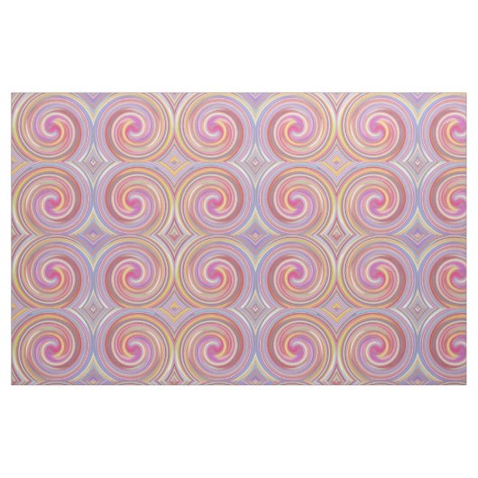 Retro Colored Twist Abstract Art #22 Stof (Fat Quarter)