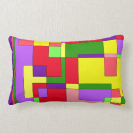 Retro Colorful Abstract Kussen