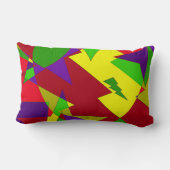 Retro Colorful Abstract Kussen (Achterkant)